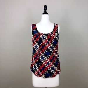 Trina Turk Sleeveless Silk Blouse